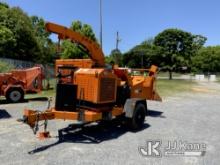 (Shelby, NC) 2014 Altec DRM12 Chipper (12in Drum) Runs, Clutch Engages) (Jump to Start, Bad Key Swit