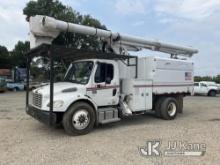 (Charlotte, NC) Altec LRV56, Over-Center Bucket Truck mounted behind cab on 2012 Freightliner M2 106