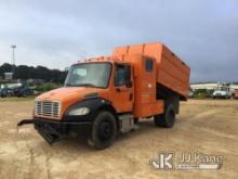 2011 Freightliner M2106 Chipper Dump Truck Runs, Moves & Dump Bed Operates) (Battery Covers In Cab, 