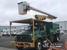 (Mount Airy, NC) Altec LR7-58, Over-Center Bucket Truck mounted behind cab on 2015 Ford F750 Utility