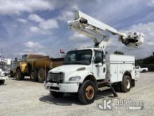 (Villa Rica, GA) Altec TA45M, Articulating & Telescopic Material Handling Bucket Truck mounted behin