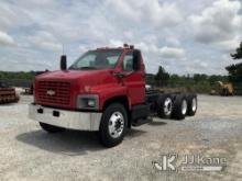 (Villa Rica, GA) 2006 Chevrolet C8500 Tri-Axle Cab & Chassis Runs & Moves) (Maintenance Light On, AB