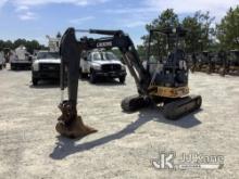 2016 John Deere 35G Mini Hydraulic Excavator Runs, Moves & Operates) (Backfill Blade Missing, Hyd Ho