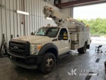 Altec AT200-A, Telescopic Non-Insulated Bucket Truck mounted behind cab on 2012 Ford F450 Service Tr