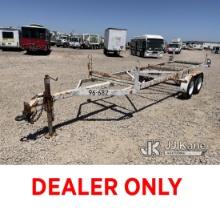 (Dixon, CA) 0000 Utility Trailer No VIN Placard, Surface Rust, Road Worthy, Bill of Sale Only