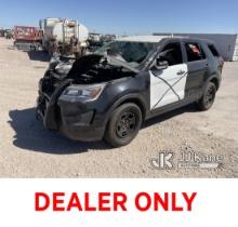 2019 Ford Explorer AWD Police Interceptor 4-Door Sport Utility Vehicle Not Running, Wrecked