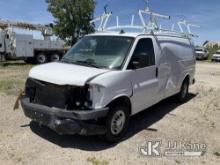 2018 Chevrolet Express G2500 Cargo Van Runs, Jump to Start, Does Not Move) (Wrecked, Airbags Deploye