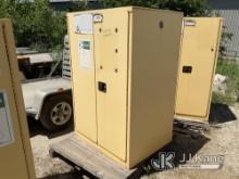 Condor Flammable Storage Cabinet 43in x 34in x 65in NOTE: This unit is being sold AS IS/WHERE IS via