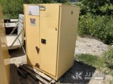 Condor Flammable Storage Cabinet 43in x 34in x 65in NOTE: This unit is being sold AS IS/WHERE IS via