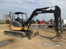 (South Beloit, IL) 2013 John Deere 50D Hydraulic Excavator Runs, Moves, Operates