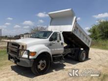 2007 Ford F750 Dump Truck Runs, Moves & Dump Bed Operates