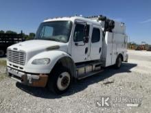2011 Freightliner M2 106 Crew Cab Van Body/Air Compressor Truck Runs, Moves, Operates)(Traction ABS 