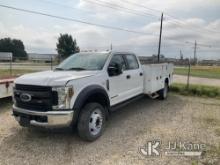 2019 Ford F450 Crew-Cab Pickup Truck Does Not Start, Not Running, Conditions Unknown, Body Damage,