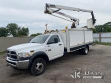 UTEM UTLN46, Non-Insulated Bucket Truck mounted behind cab on 2012 Dodge Ram 5500 Service Truck Runs