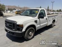 2010 Ford Ff-250 SD Utility Truck Not Running, Bad Starter, Must Be Towed
