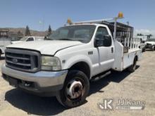 2004 Ford F-450 SD Cab & Chassis Runs, Moves, ABS Light Is On