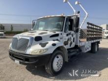 2003 International 4300 Stake Truck Runs, Moves, Operates, Brakes Will Not Build Air, Missing GVWR S