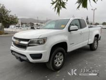 2015 Chevrolet Colorado Extended-Cab Pickup Truck, Condition Operational. SL Runs & Moves, Front Pas