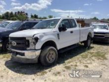 2019 Ford F250 4x4 Extended-Cab Pickup Truck Runs, Wrecked/Totaled, Missing Parts, Rust Damage) (Ins