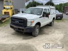 2015 Ford F250 4x4 Extended-Cab Pickup Truck Not Running & Condition Unknown) (Weak Engine & Transmi