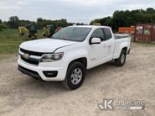 2017 Chevrolet Colorado 4x4 Extended-Cab Pickup Truck Runs, Moves, Jump To Start, Passenger Seat Mis