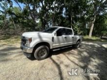 2020 Ford F250 4x4 Crew-Cab Pickup Truck Runs & Moves, Check Engine Light On, Missing Side Mirrors, 