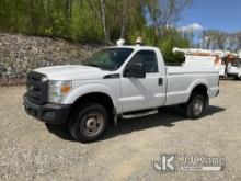 2015 Ford F350 4x4 Pickup Truck Runs & Moves) (Check Engine Light On, Body & Rust Damage, Curbside M