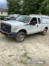 2015 Ford F250 4x4 Extended-Cab Pickup Truck Runs & Moves) (Weak Motor, Cracked Headers, Check Engin