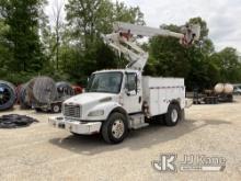 (Bedford, IN) Altec TA40, Articulating & Telescopic Bucket Truck mounted behind cab on 2010 Freightl
