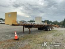 (Fort Wayne, IN) 2013 Felling FT-80-2 HX-E T/A High Flatbed Trailer Rust Damage