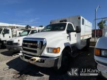 (Plymouth Meeting, PA) 2013 Ford F650 Chipper Dump Truck Runs, Does Not Move, Dump Condition Unknown