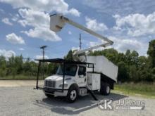 (Fort Wayne, IN) HiRanger XT55, Over-Center Bucket Truck mounted behind cab on 2012 Freightliner M2