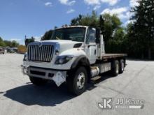 2012 International 7500 T/A Flatbed Truck Runs & Moves, Body & Rust Damage) (Inspection and Removal 