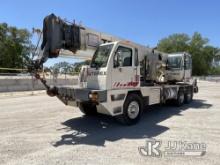 (Gary, IN) Terex T335-1 35-Ton, Hydraulic Truck Crane rear mounted on 2006 Terex 8x2 Carrier No Titl