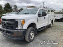 2017 Ford F250 4x4 Extended-Cab Enclosed Service Truck Bad Engine, Not Running, Condition Unknown, C