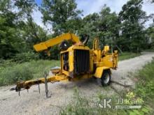2014 Bandit 1390XP Portable Chipper Not Running, Operational Condition Unknown, Battery Cables Cut, 