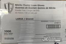(05) Pallets Vanguard Nitrile Exam Gloves PF Size Large. Approx. 90 Cases Per Pallet Contact Keith L