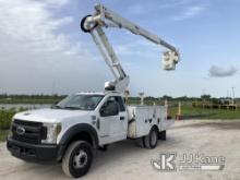 Altec AT40G, Articulating & Telescopic Bucket mounted behind cab on 2019 Ford F550 Service Truck Run