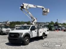 Terex/HiRanger LT40, Articulating & Telescopic Bucket Truck mounted behind cab on 2018 Ford F550 4x4