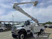 Altec AA55-MH, Material Handling Bucket Truck rear mounted on 2017 International 7300 4x4 Utility Tr