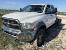 2016 RAM 4500 4x4 Crew-Cab Chassis Runs & Moves) (Body Damage) (FL Residents Purchasing Titled Items