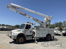 Altec AA755-MH, Articulating Insulated Bucket Truck rear mounted on 2012 Freightliner M2 106 4x4 Uti