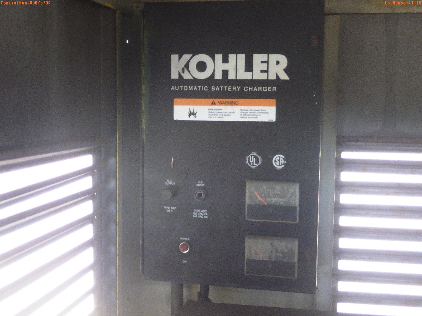 5-01110 (Equip.-Generator)  Seller:Private/Dealer KOHLER 250H0ZD71 250KW GENERAT
