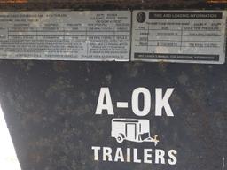 5-03166 (Trailers-Utility enclosed)  Seller:Private/Dealer 2006 AOK GOOSENECK