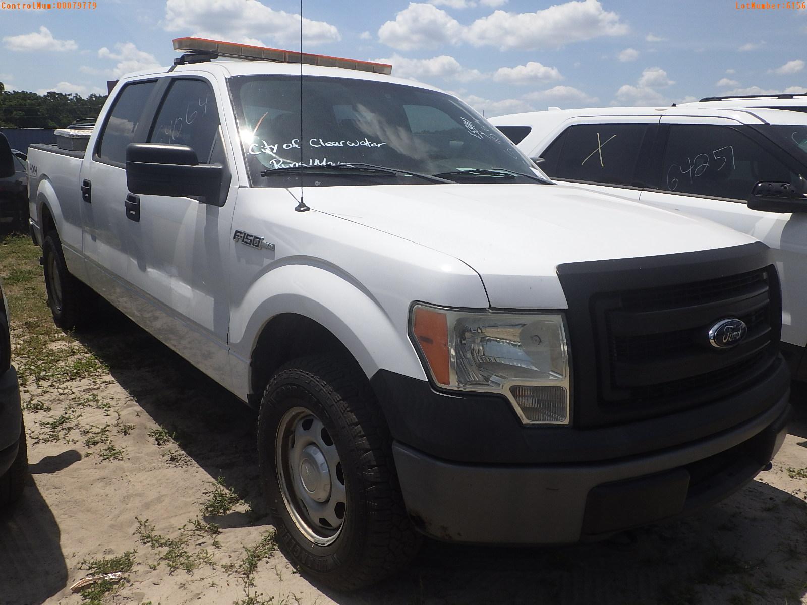 5-06156 (Trucks-Pickup 4D)  Seller: Gov-City Of Clearwater 2014 FORD F150