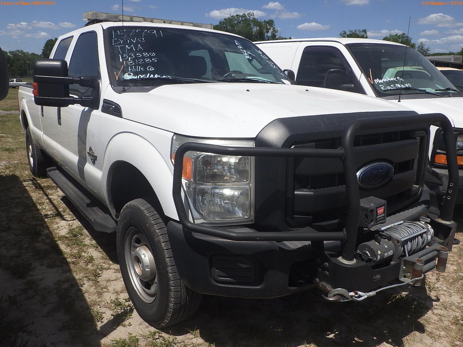 5-08226 (Trucks-Pickup 4D)  Seller: Gov-Hillsborough County B.O.C.C. 2013 FORD F