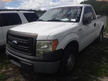 7-10245 (Trucks-Pickup 2D)  Seller: Gov-Pinellas County BOCC 2013 FORD F150