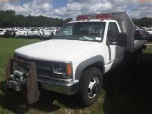 7-09217 (Trucks-Flatbed)  Seller: Florida State D.E.P. 2000 CHEV 3500