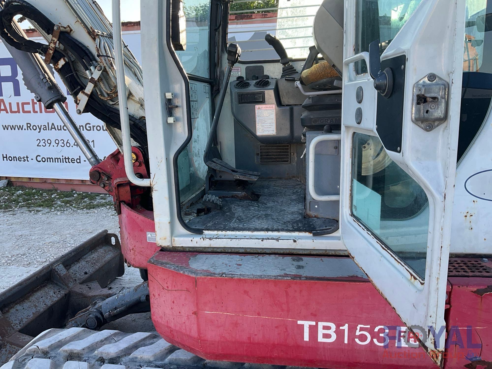 2014 Takeuchi TB153FR Mini Excavator