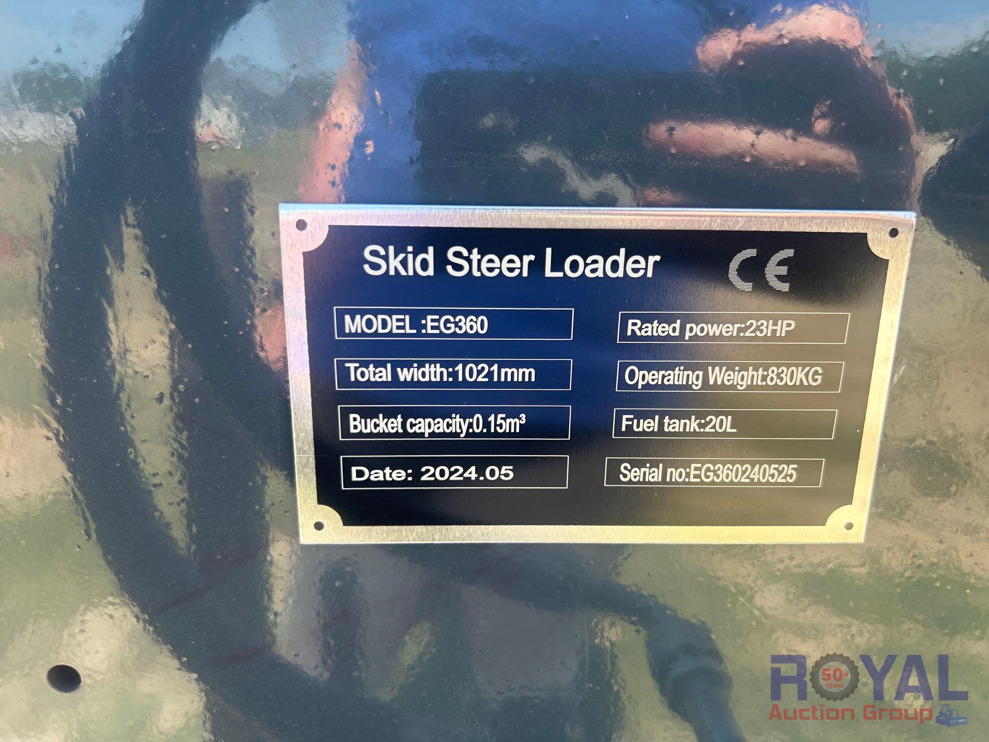 2024 EGN EG360 Stand-On Mini Track Loader Skid Steer